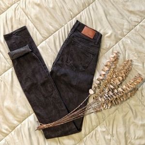 Madewell black skinny jeans